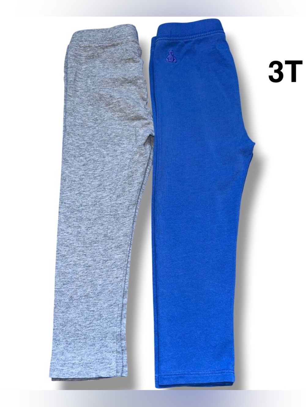 Old Navy/Gap Blue & Heather Gray Kids Leggings Size 3T